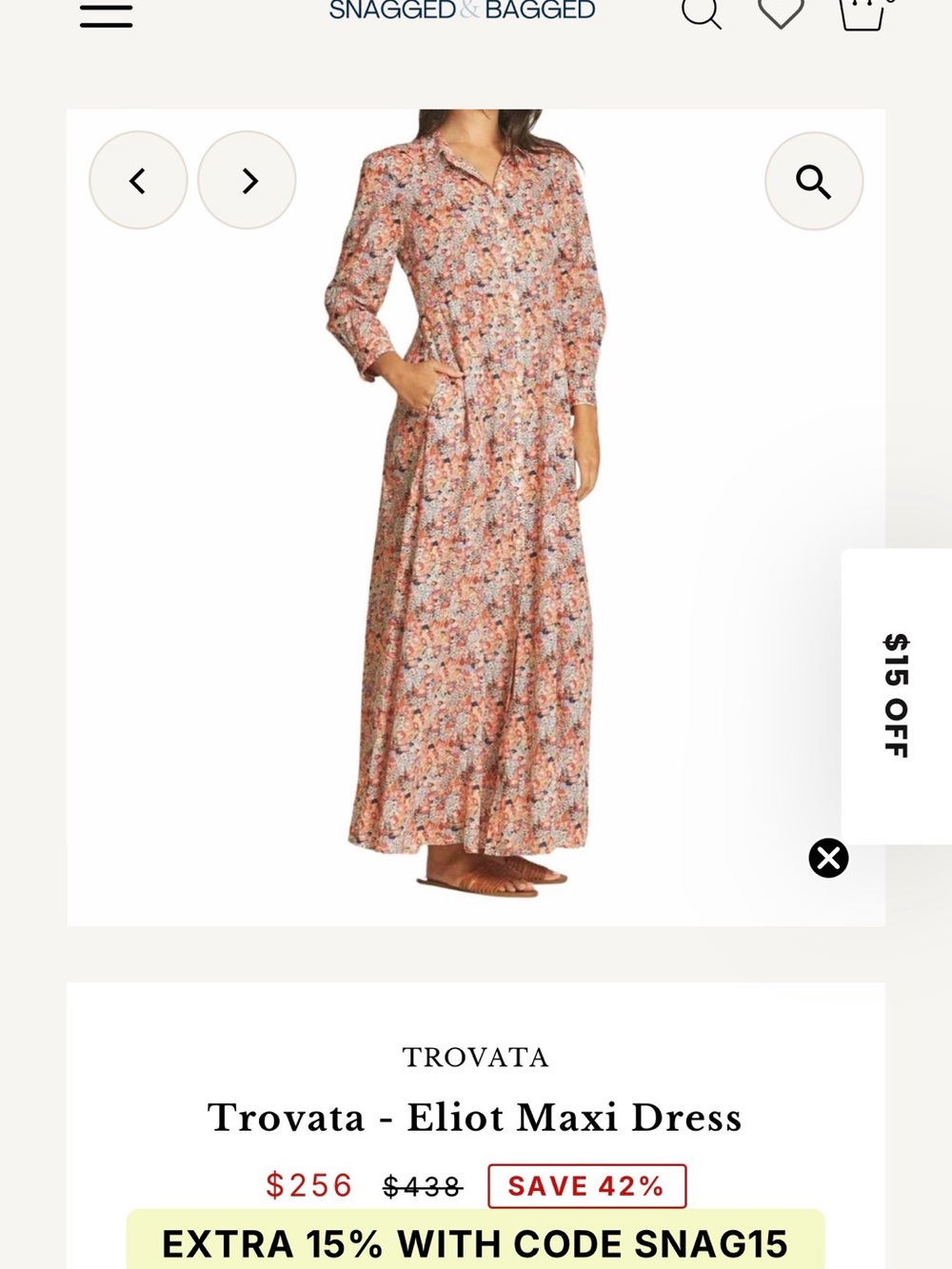 Trovata Dress: Birds of Paradise Eliot Maxi | NWOT | Small - 100% Cotton